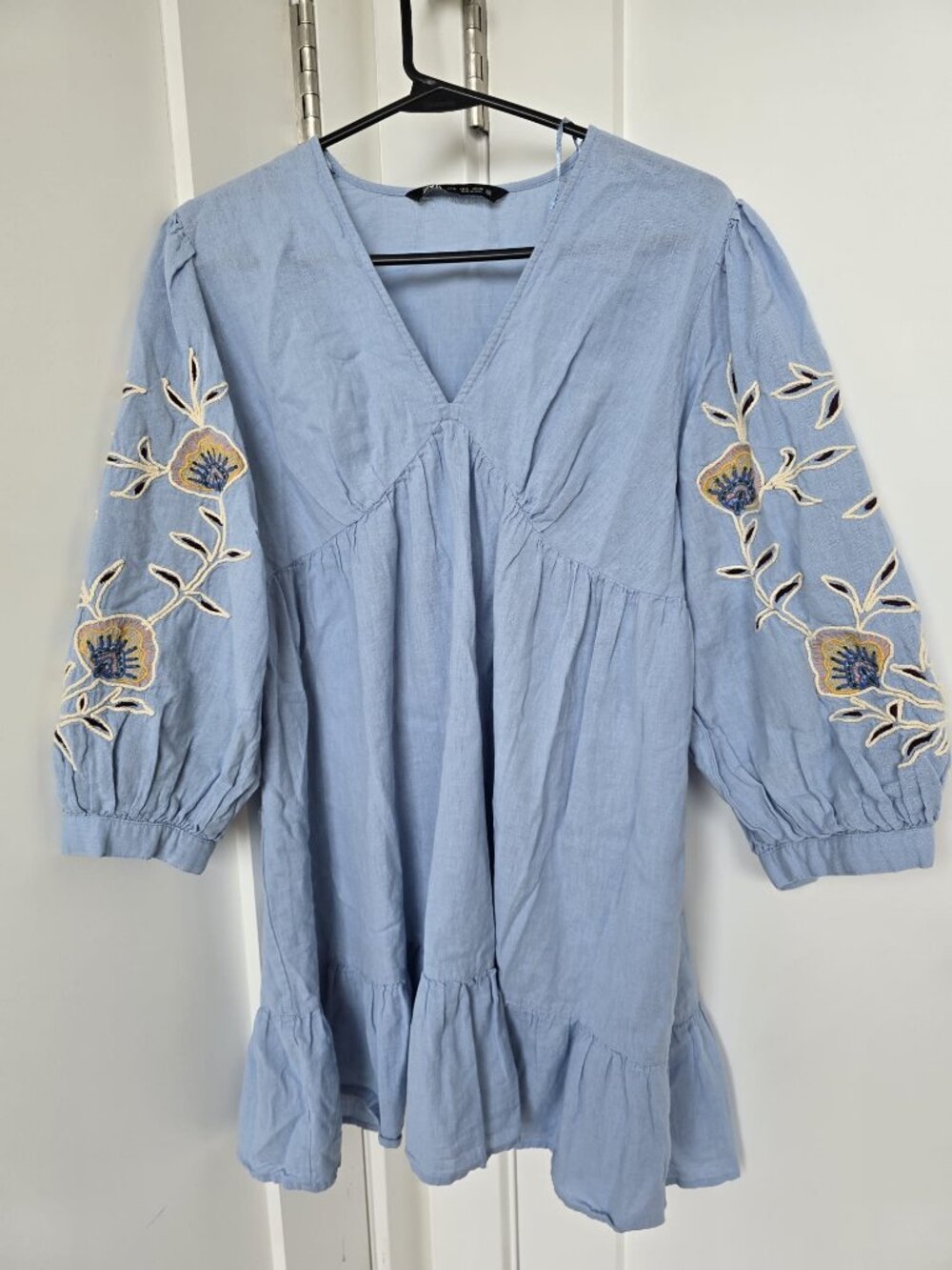 Zara dress in powder blue - Small